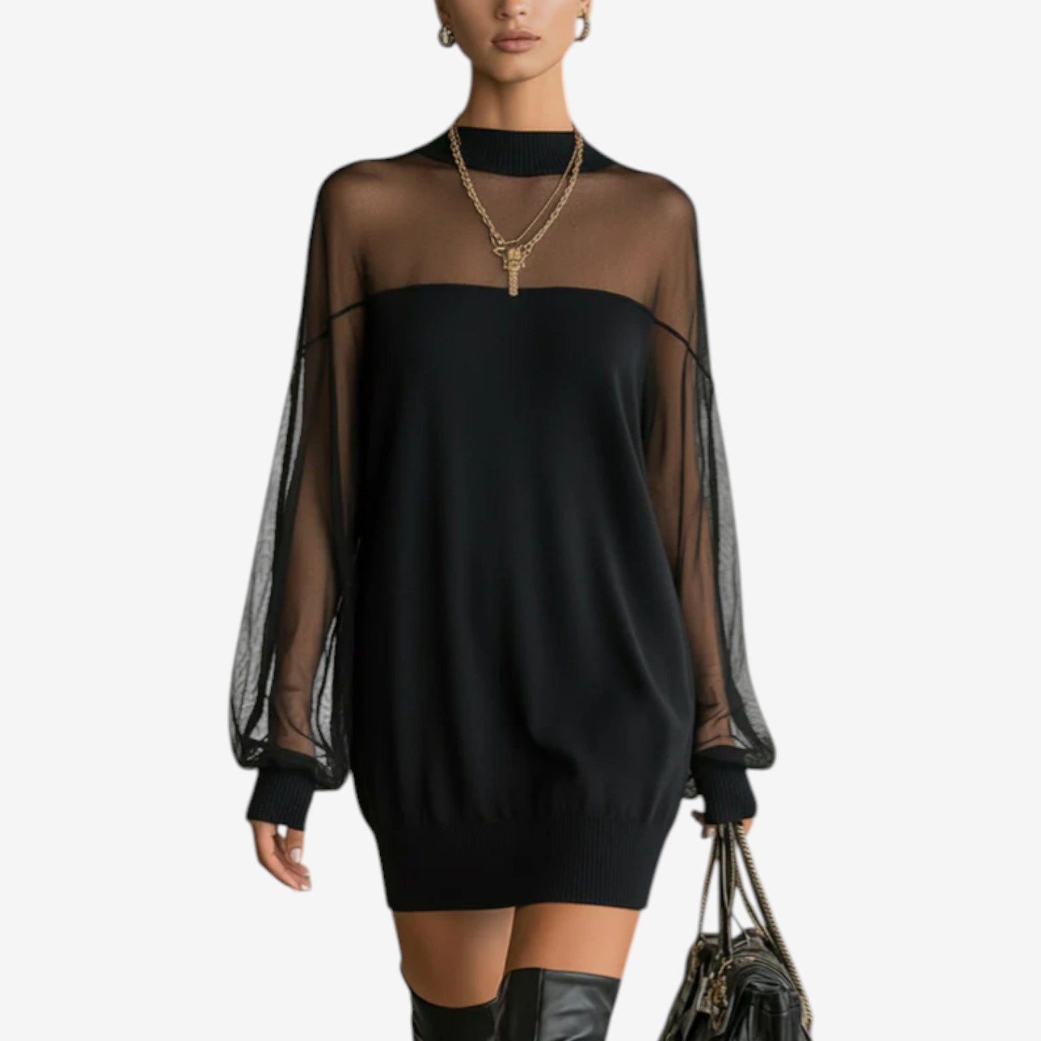 Antonella™ Krátké Průsvitné Šaty