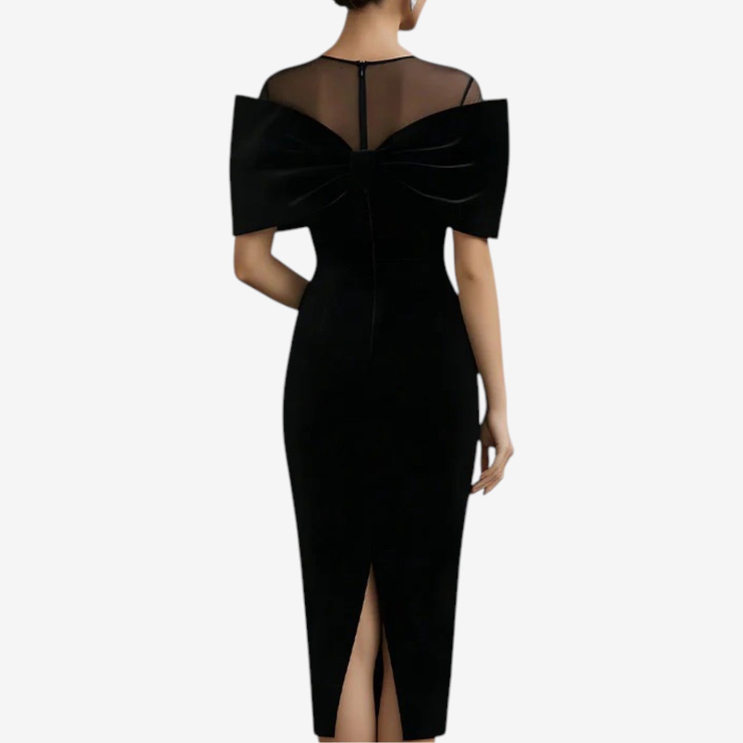 Crizelda™ Černé večerní šaty