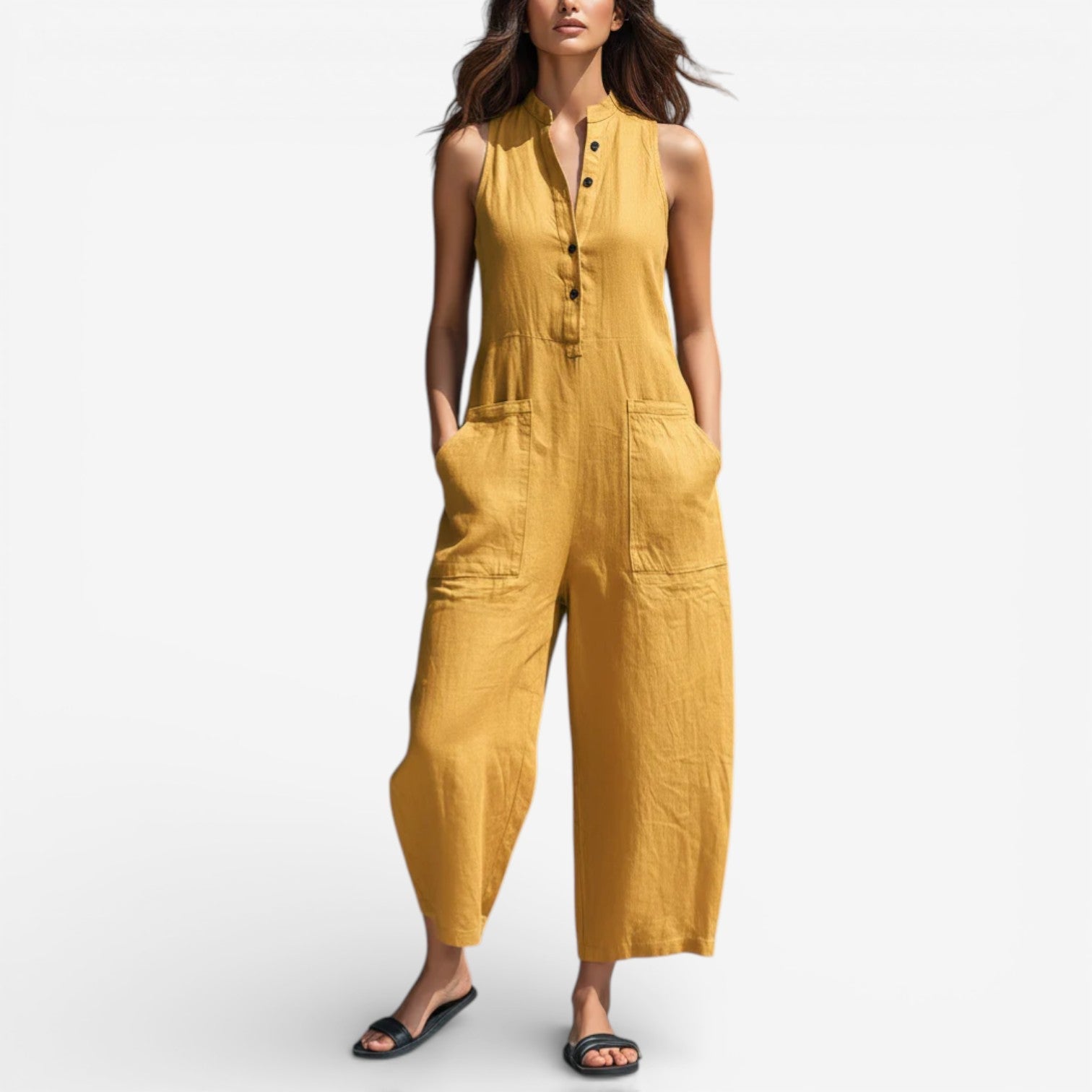 Adoracion™ Lněný volný overal