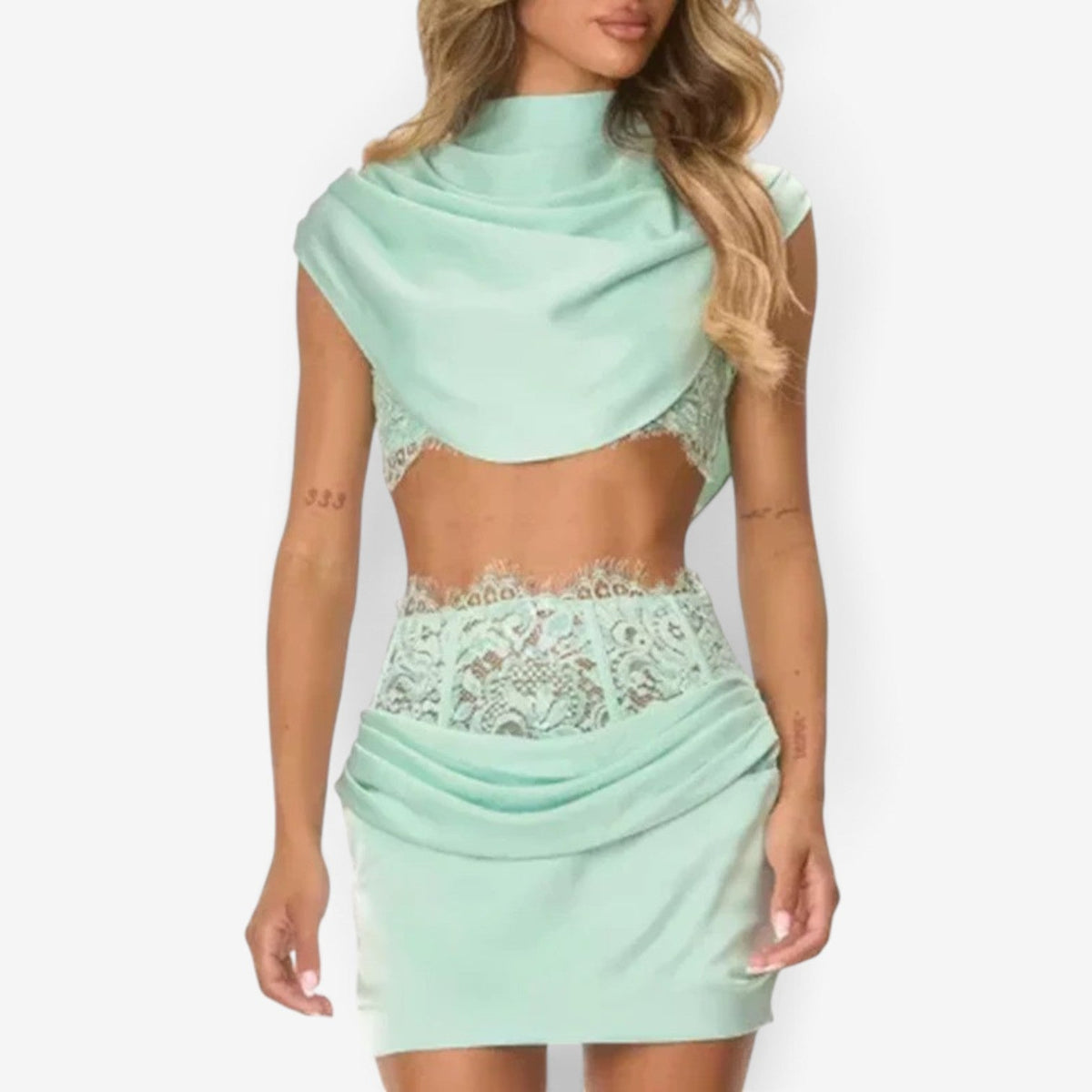 Sandeep™ Sukně a crop top set