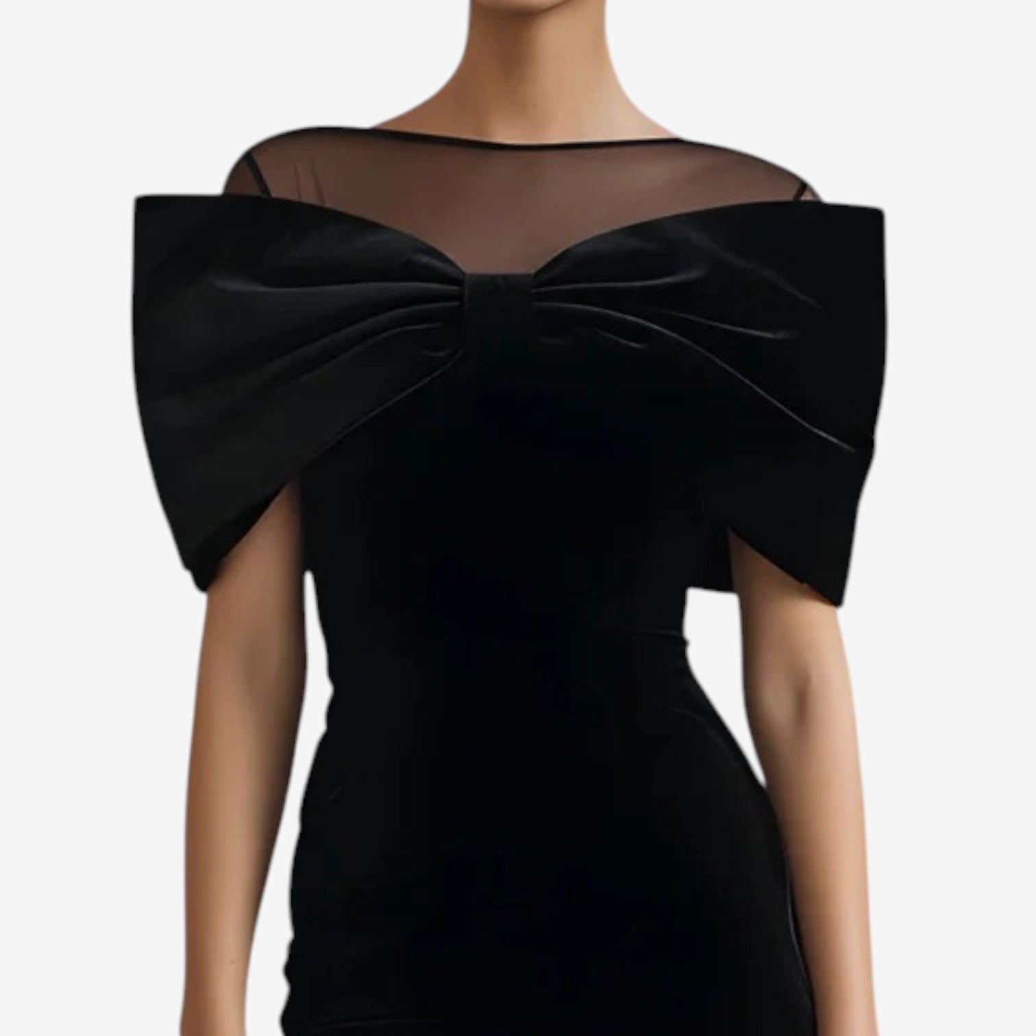 Crizelda™ Černé večerní šaty