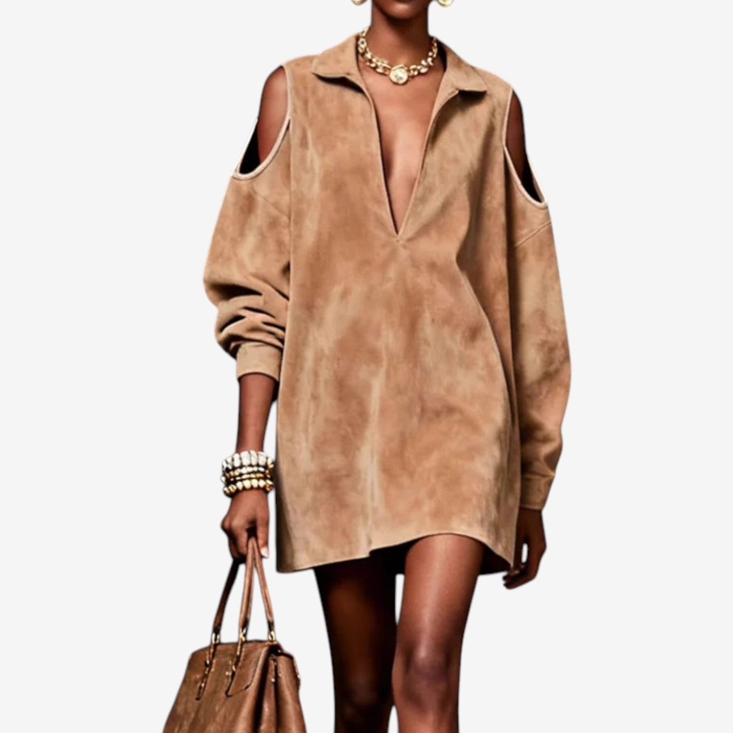 Maira™ Šaty s hlubokým výstřihem