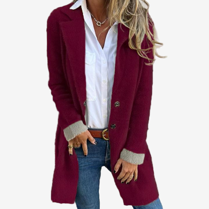 Martine™ Dlouhý pletený kardigan