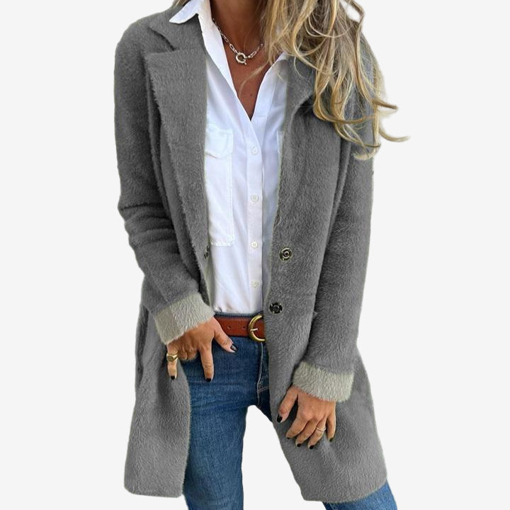 Martine™ Dlouhý pletený kardigan