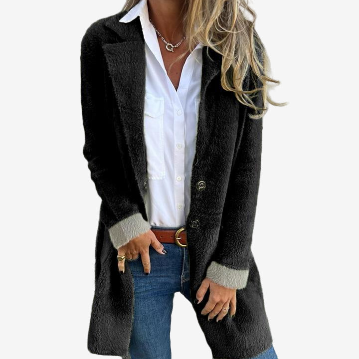 Martine™ Dlouhý pletený kardigan