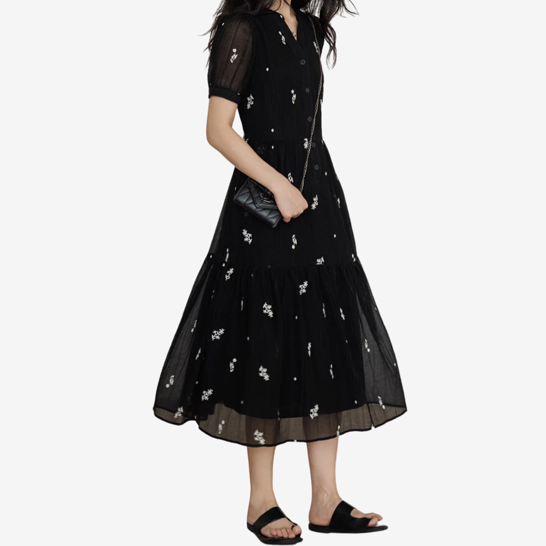 Mélania™ Černá květina