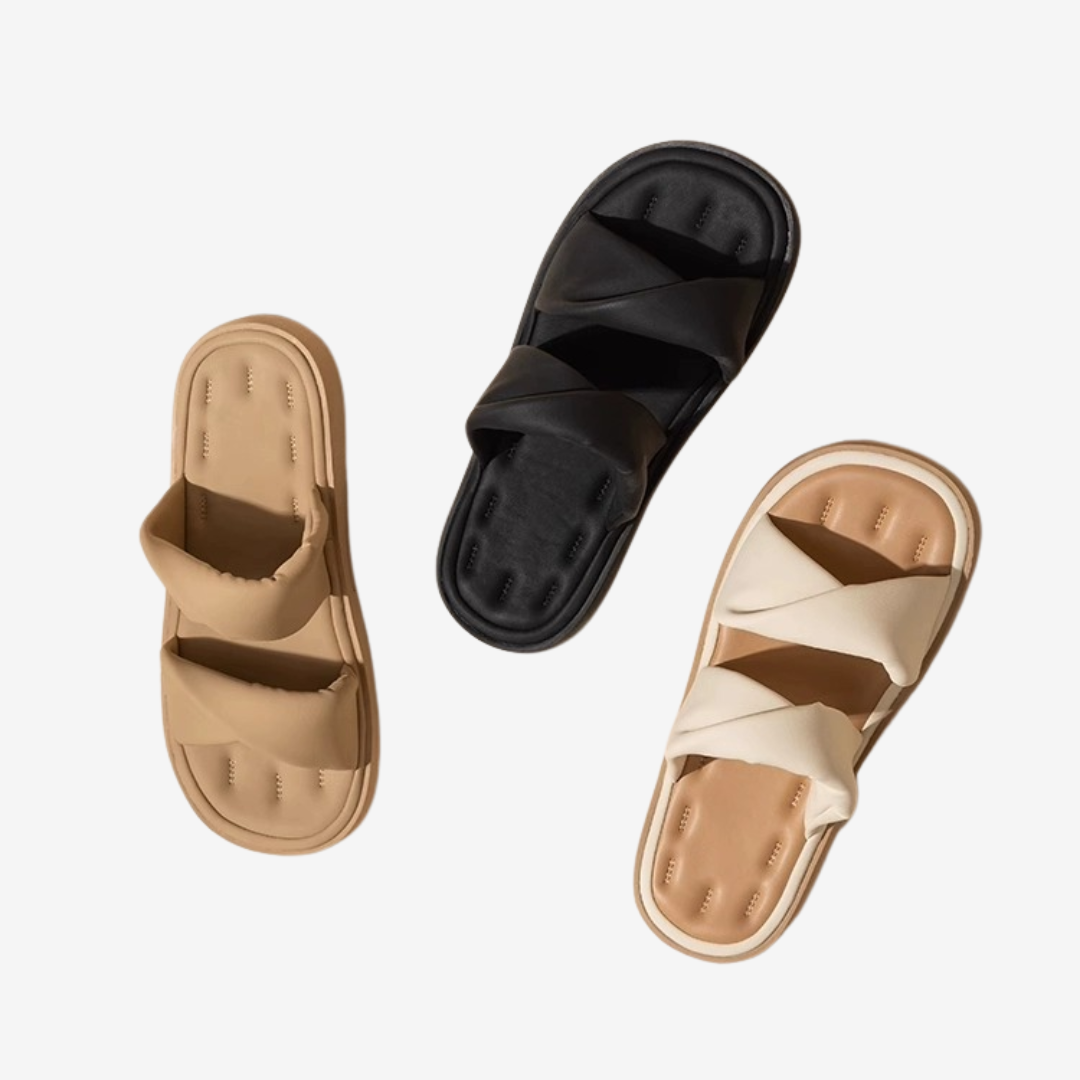 Adélaïde™ Kožené ploché sandály