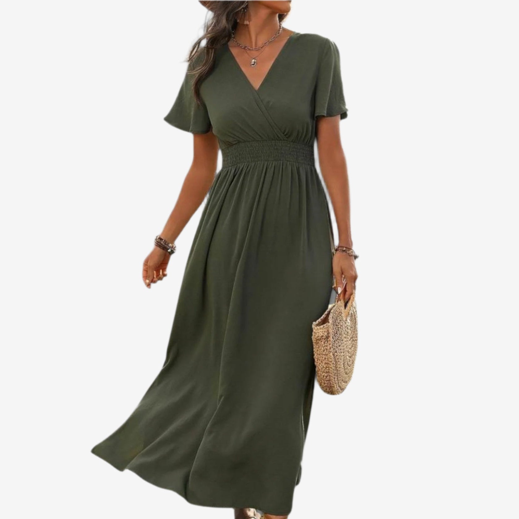 Sigrid™ Elegantní olivová