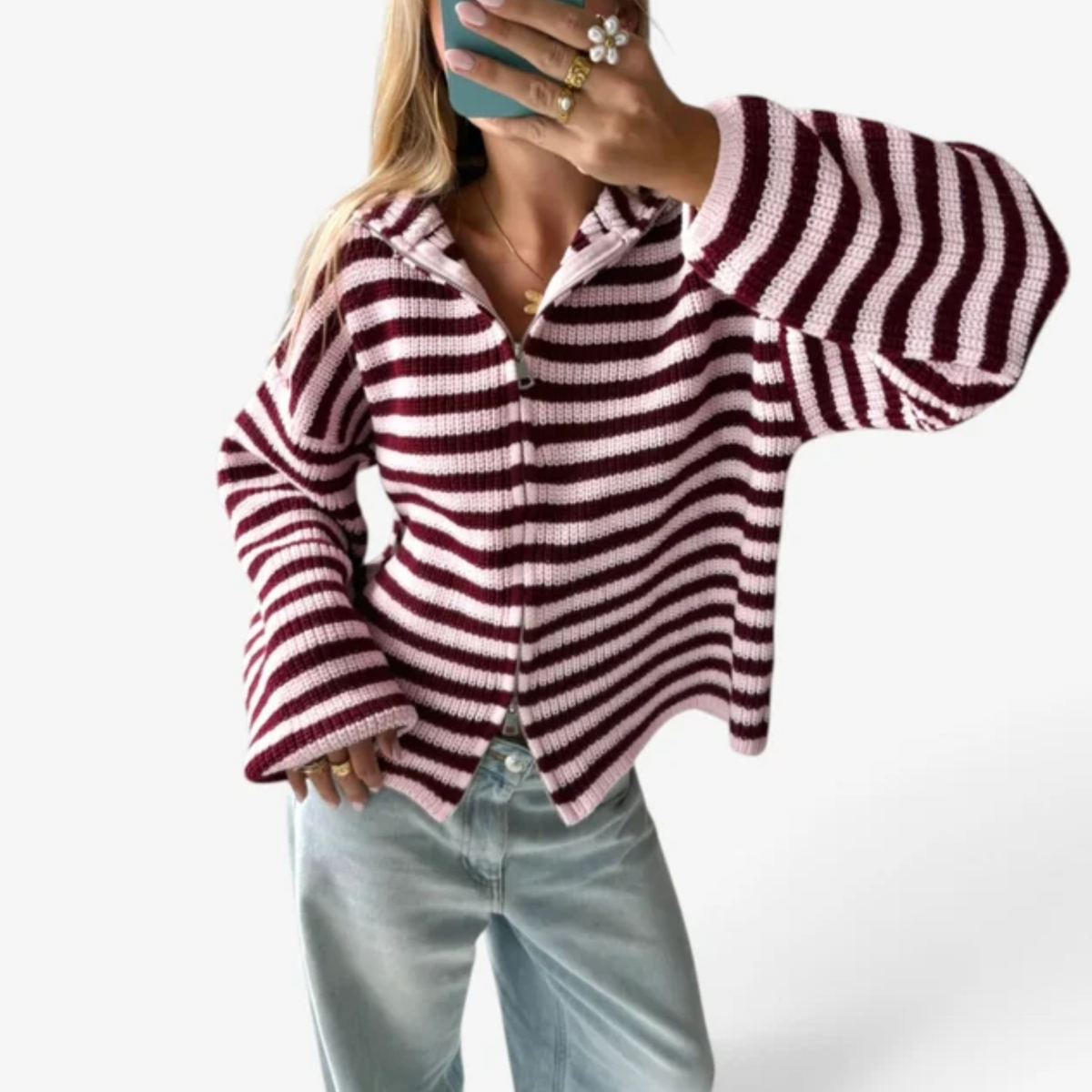 Valerie™ Zkrácený zapínací kardigan