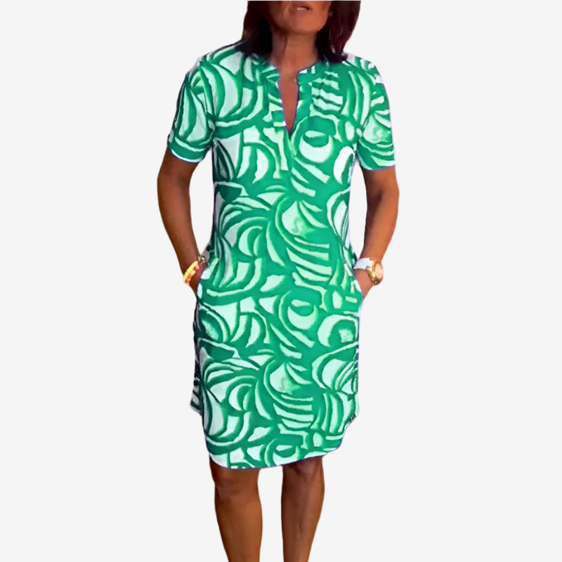 Mettea™ Midi kalhoty s potiskem a vlnami