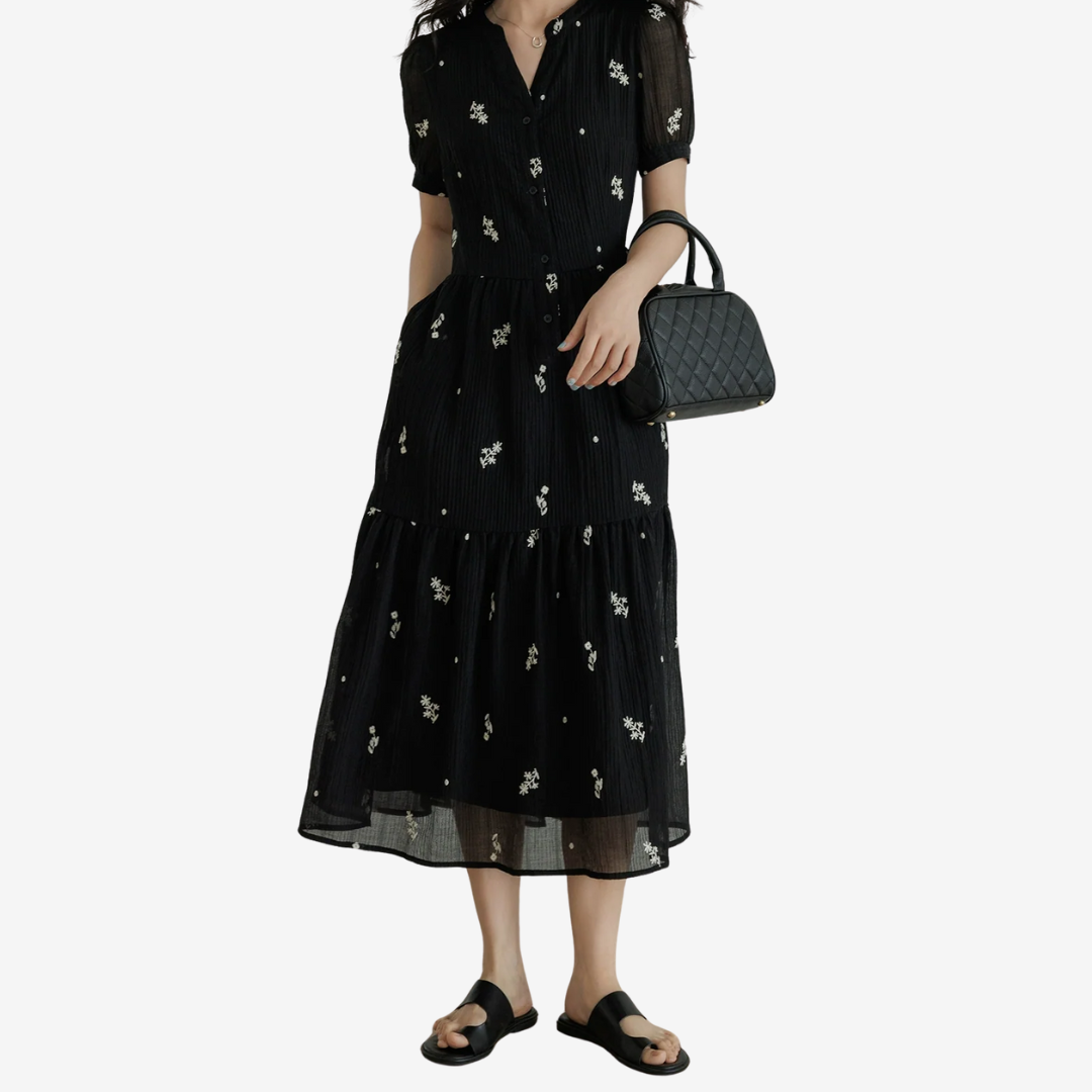 Mélania™ Černá květina