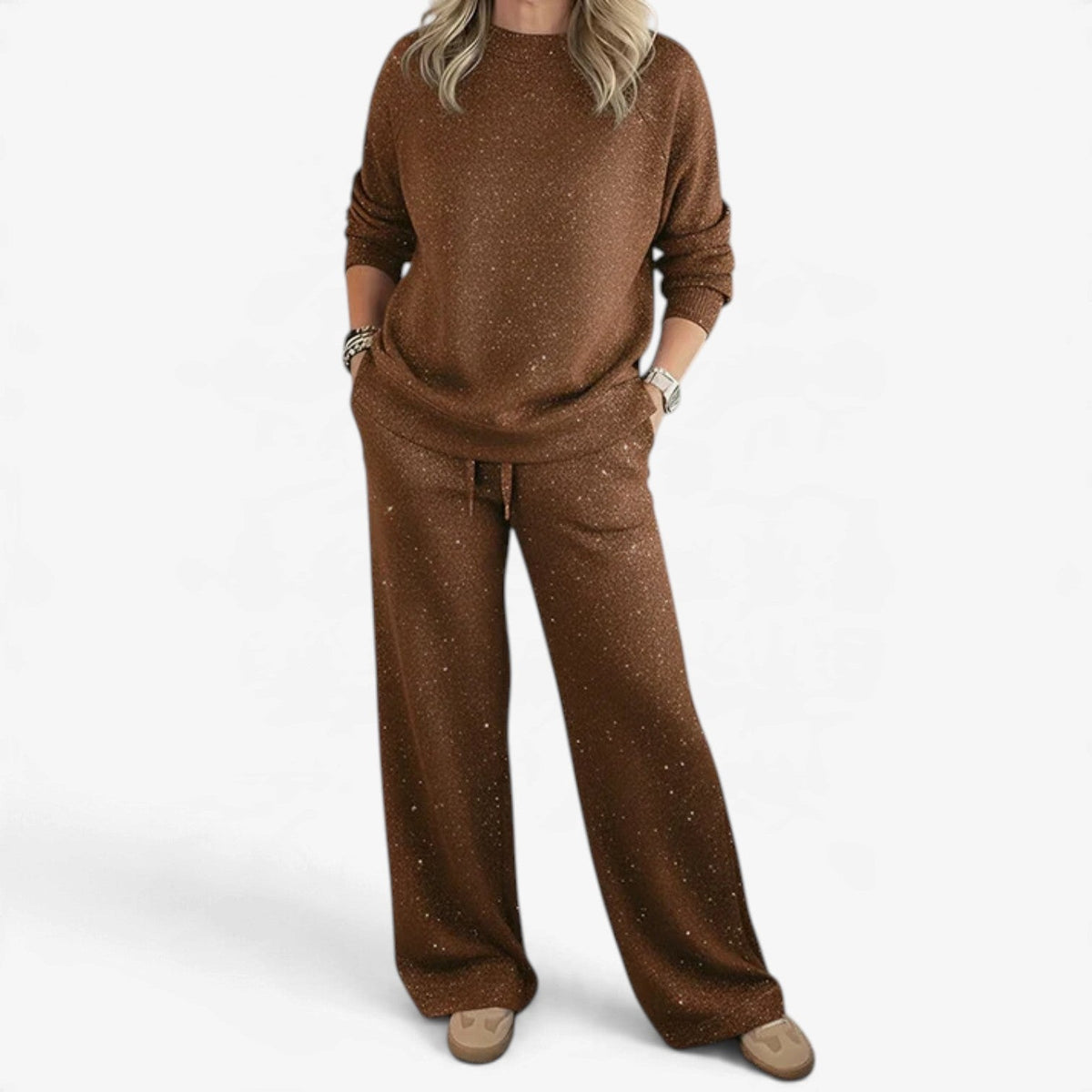 Scarlett™ Sváteční třpytivý dvoudílný set
