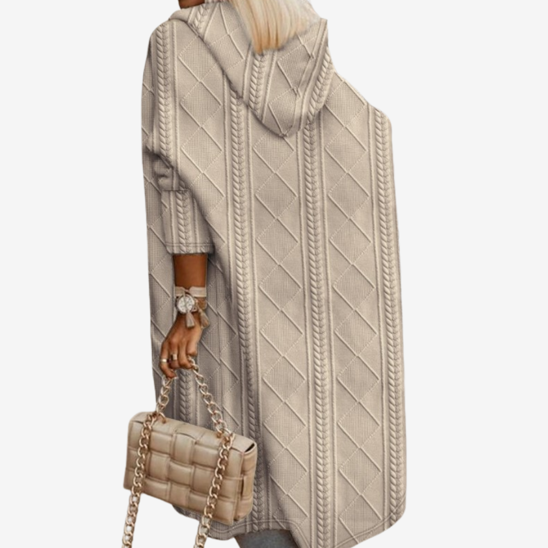 Janice™ Dlouhý pletený kardigan