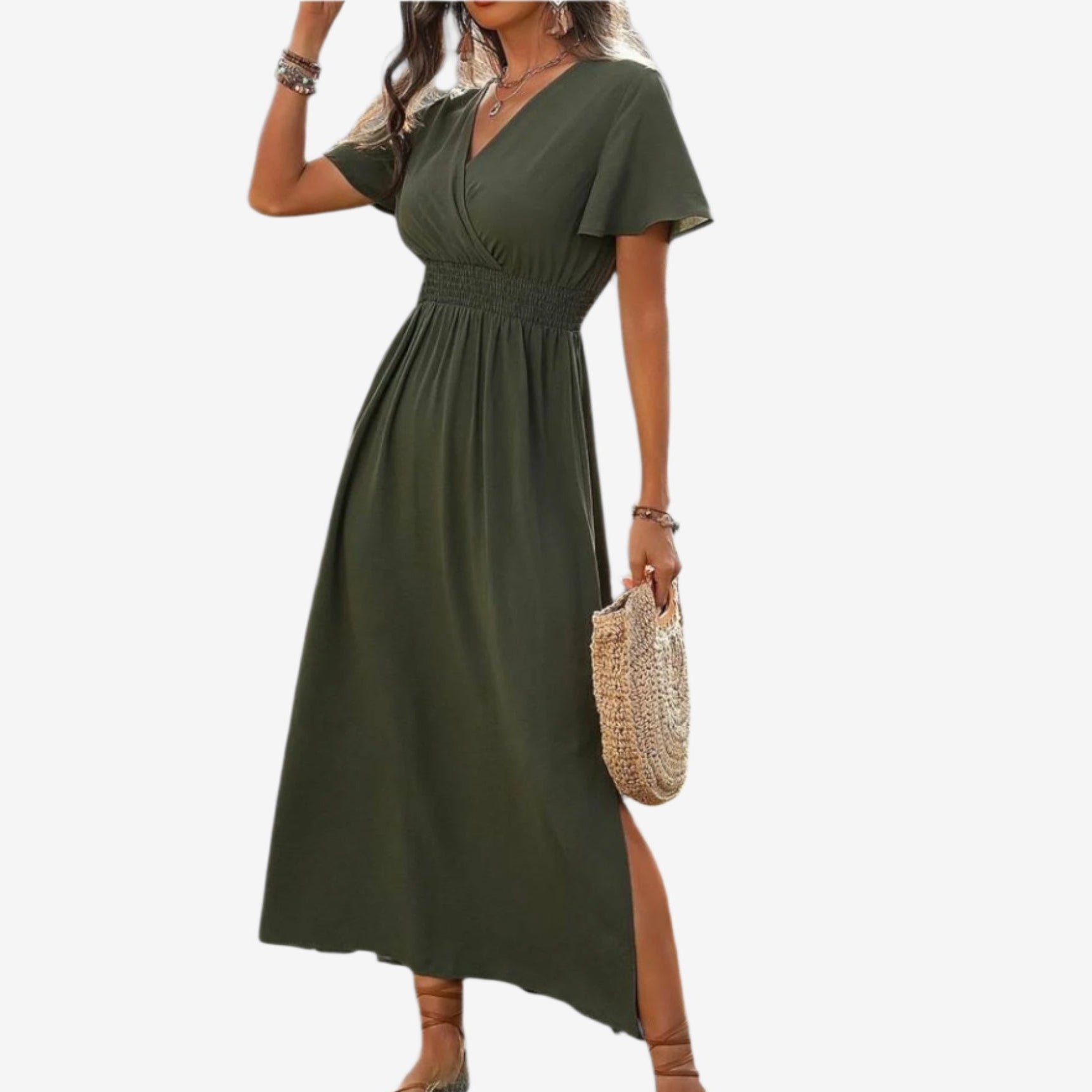 Sigrid™ Elegantní olivová