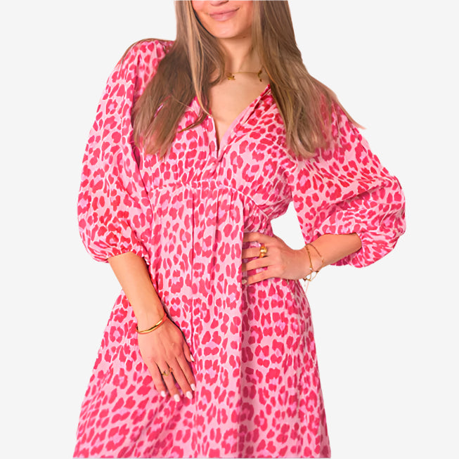 Rosetta™ Šaty s leopardím potiskem