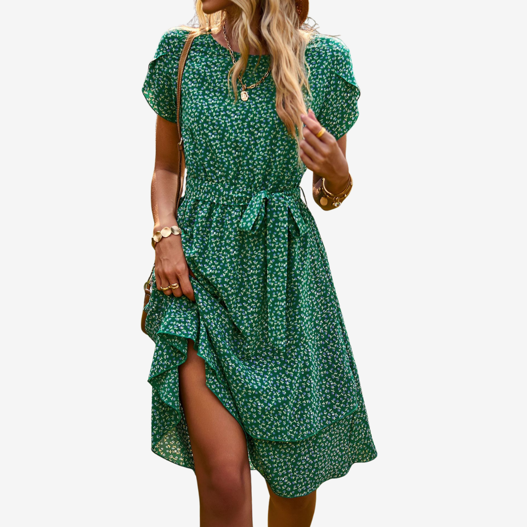 Noéva™ Midi kalhoty s květinovým potiskem