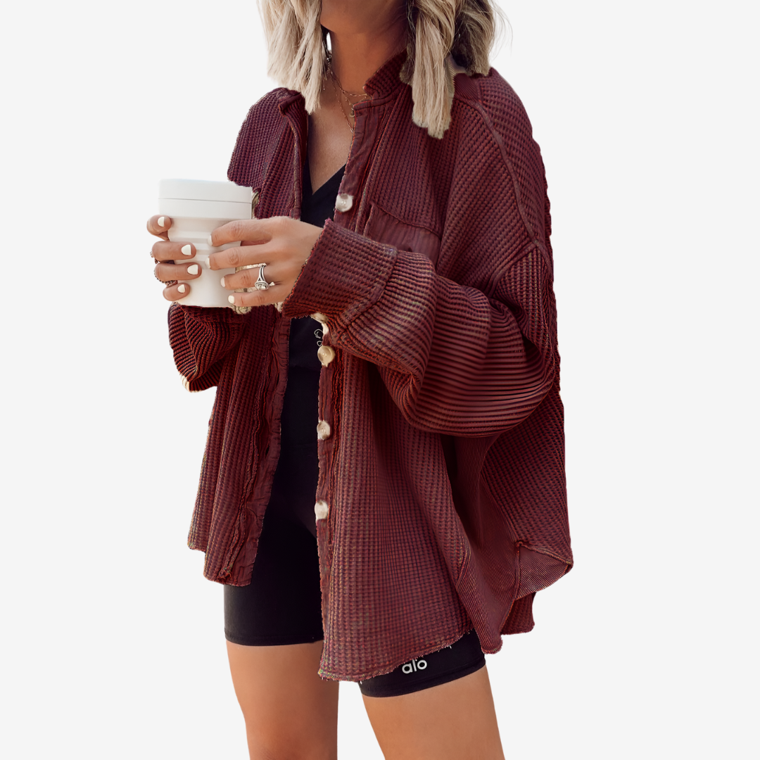 Claudine™ Žebrovaná košile