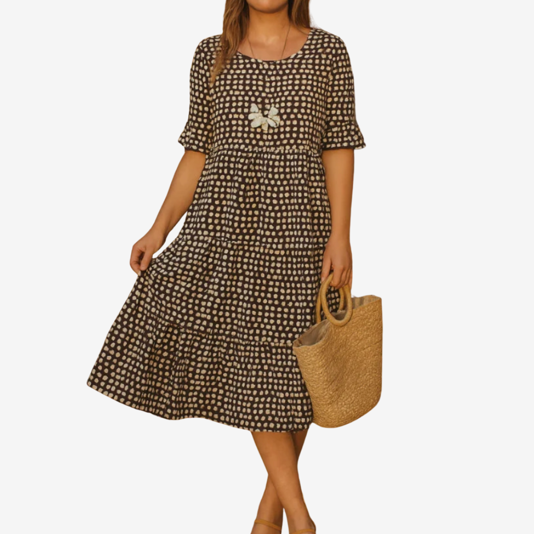 Théa™ Květinový kostkovaný