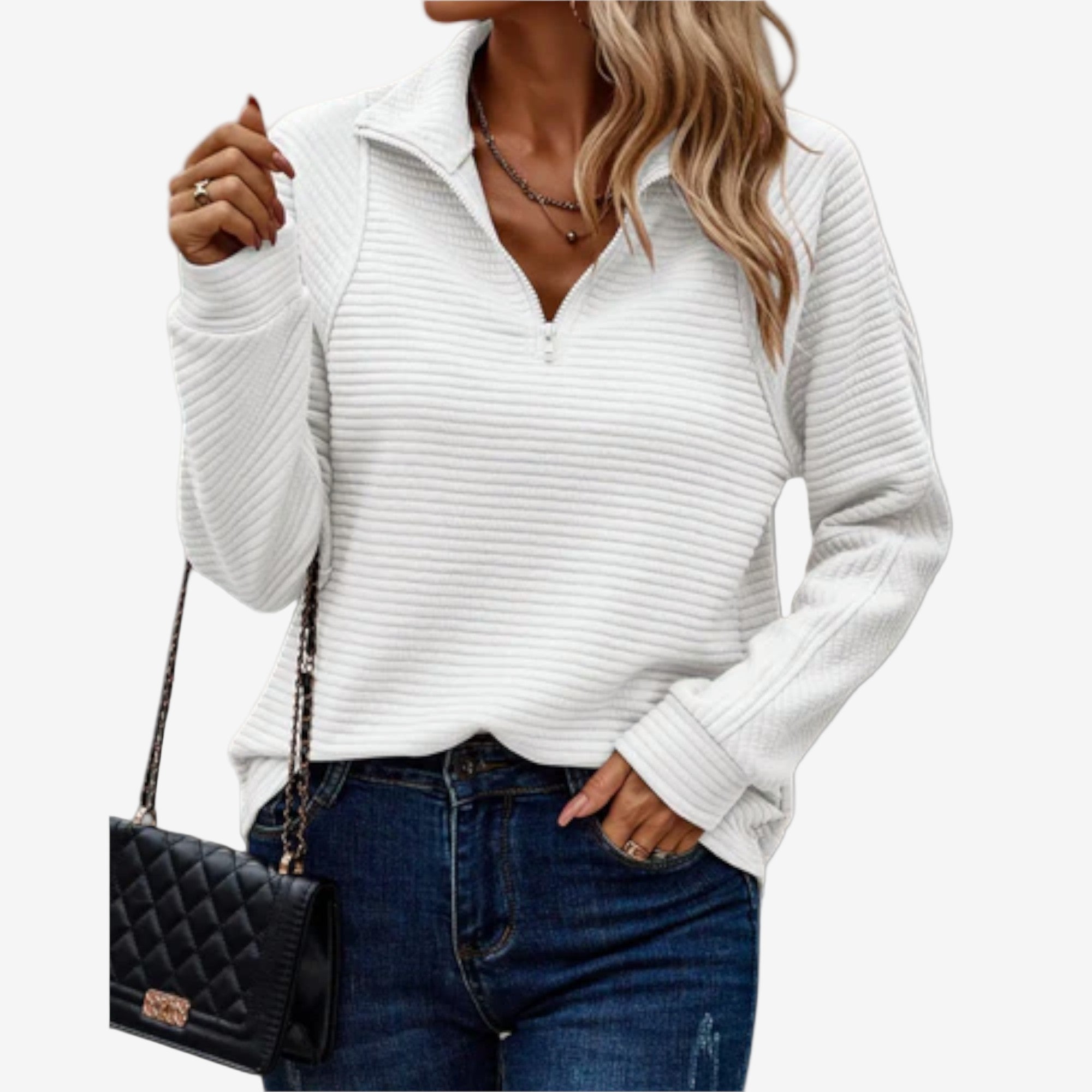 Vejara™ Svetr na zip 