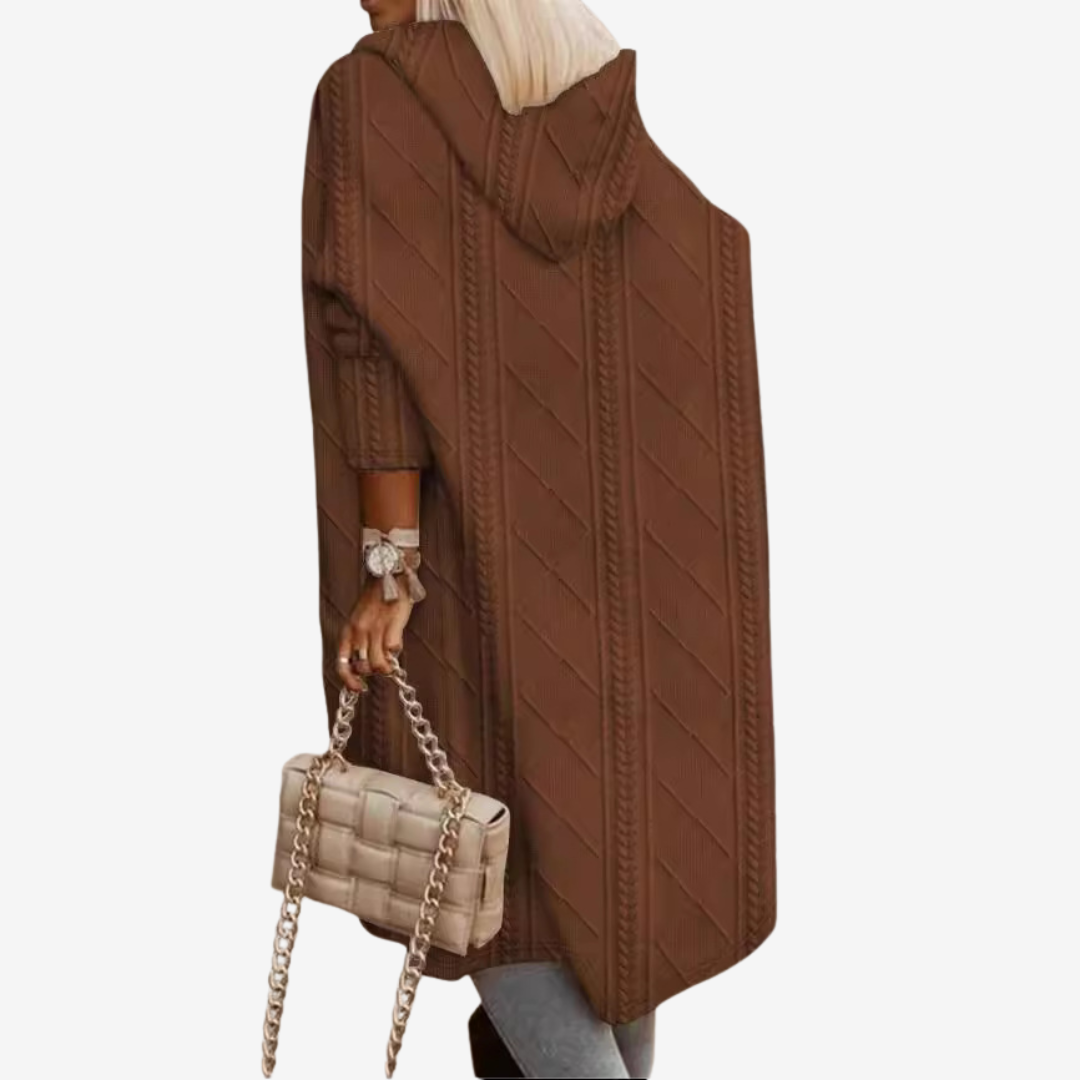 Janice™ Dlouhý pletený kardigan