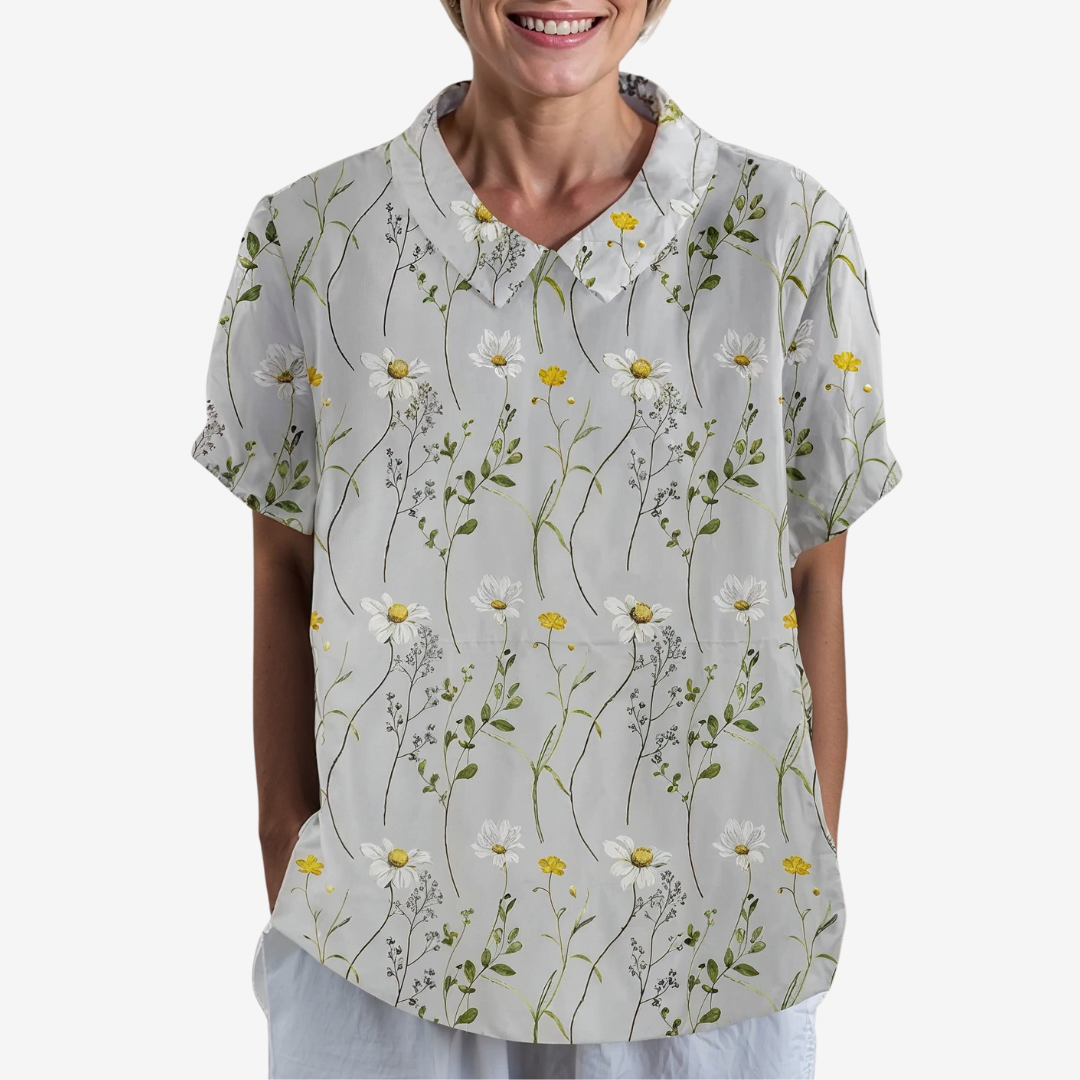 Amélie™ Vintage lněná halenka