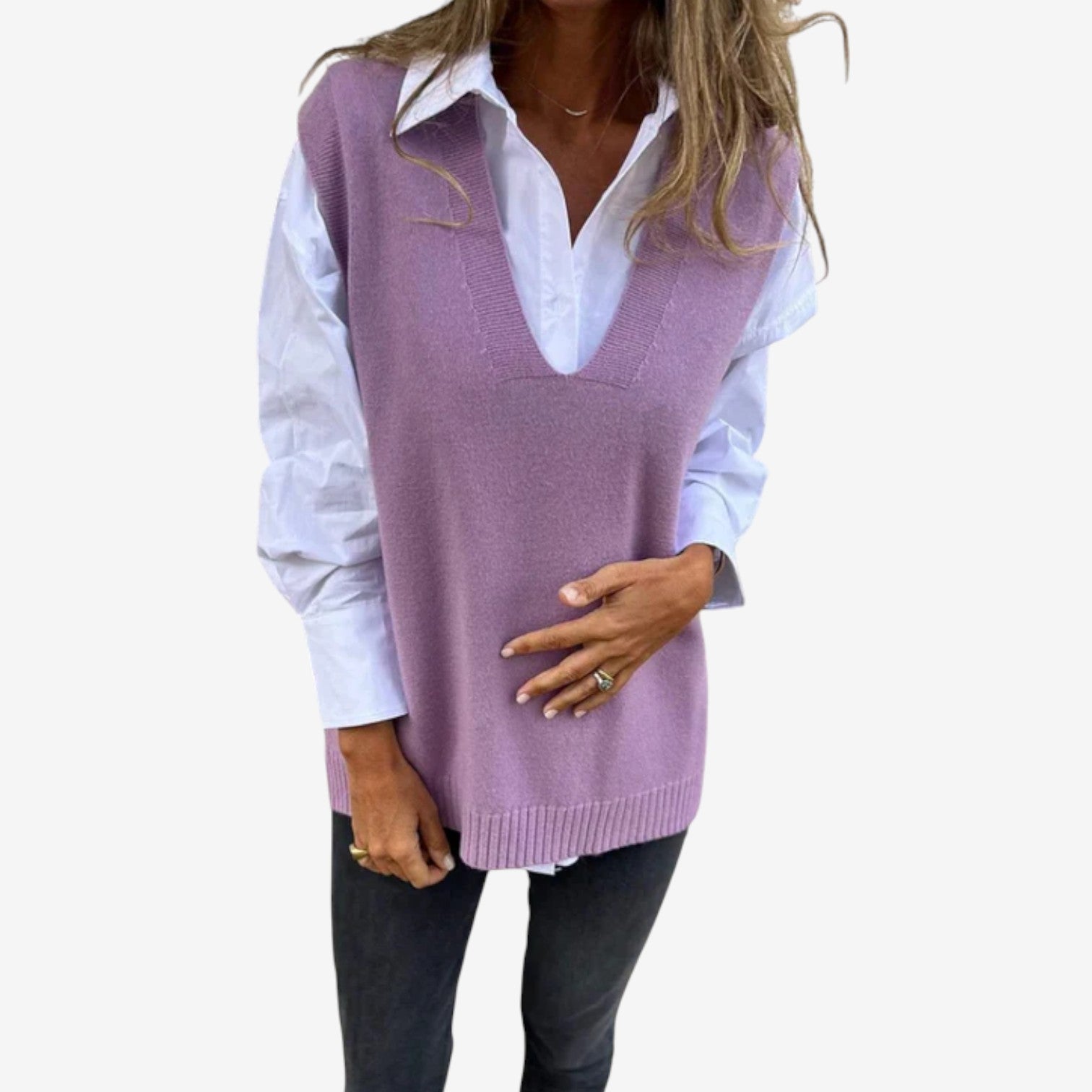 Pauline™ Klasický svetr vesta