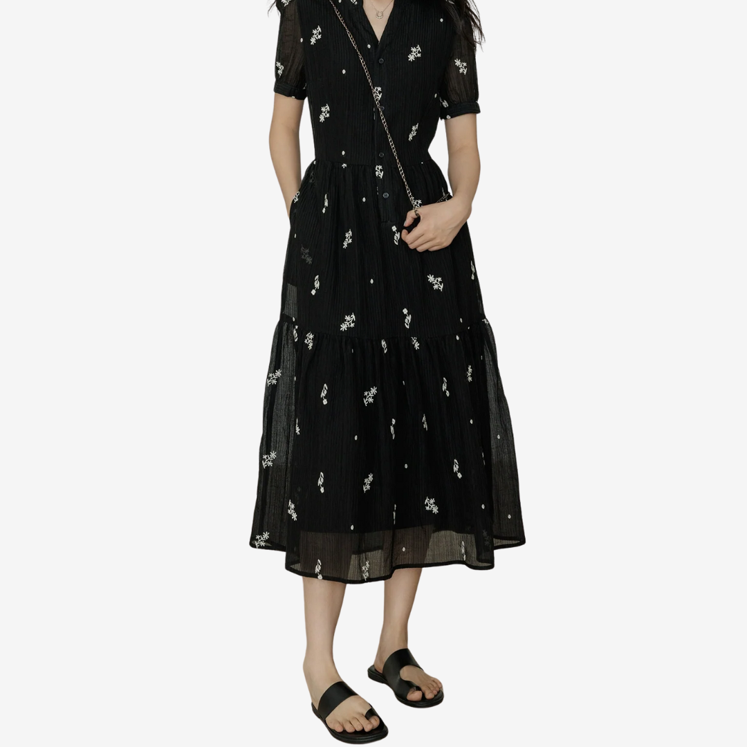 Mélania™ Černá květina