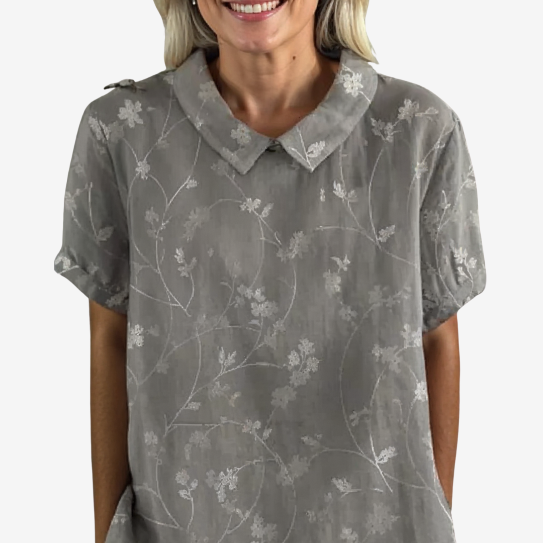 Amélie™ Vintage lněná halenka