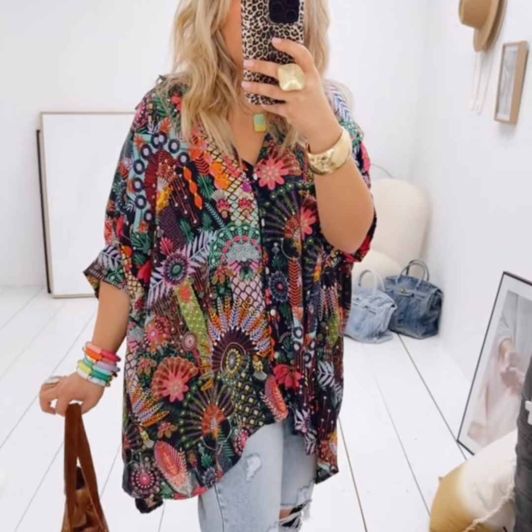 Fabiola™ Patchworková košile