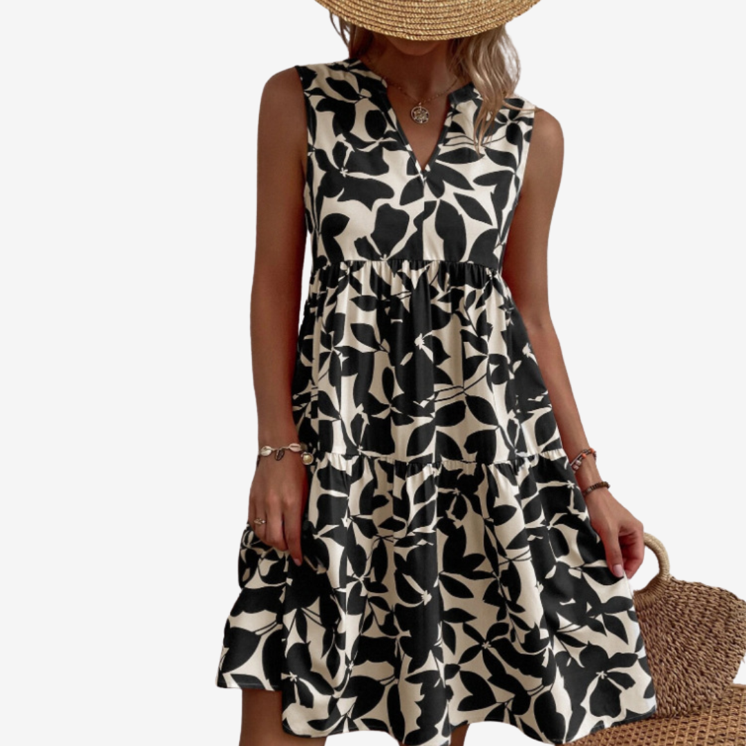 Séraphine™ Midi s listovými vzory