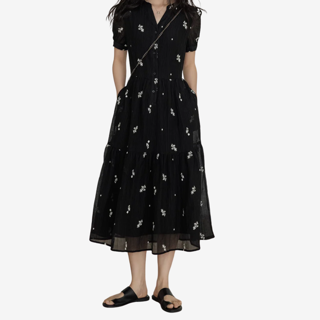 Mélania™ Černá květina