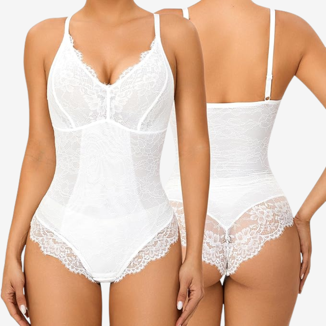 Héloïse™ Tvarující tělo s květinovým vzorem