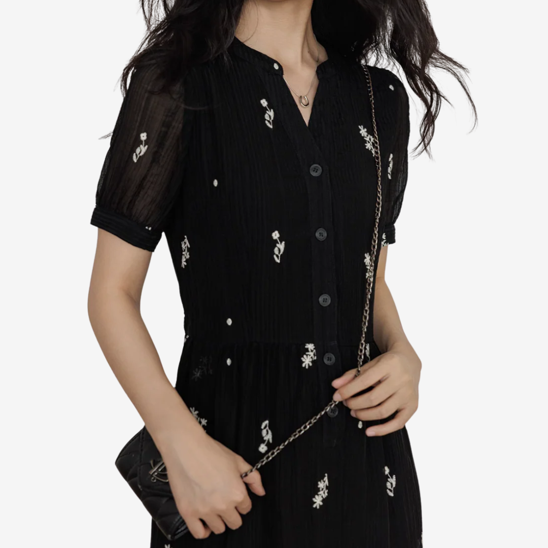 Mélania™ Černá květina