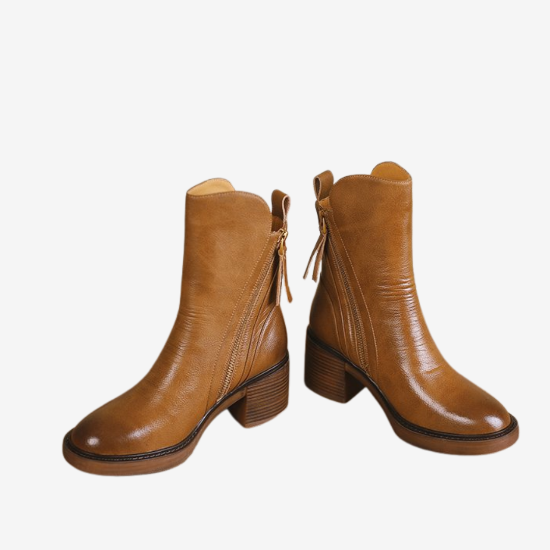 Calista™ Zip na blokovém podpatku