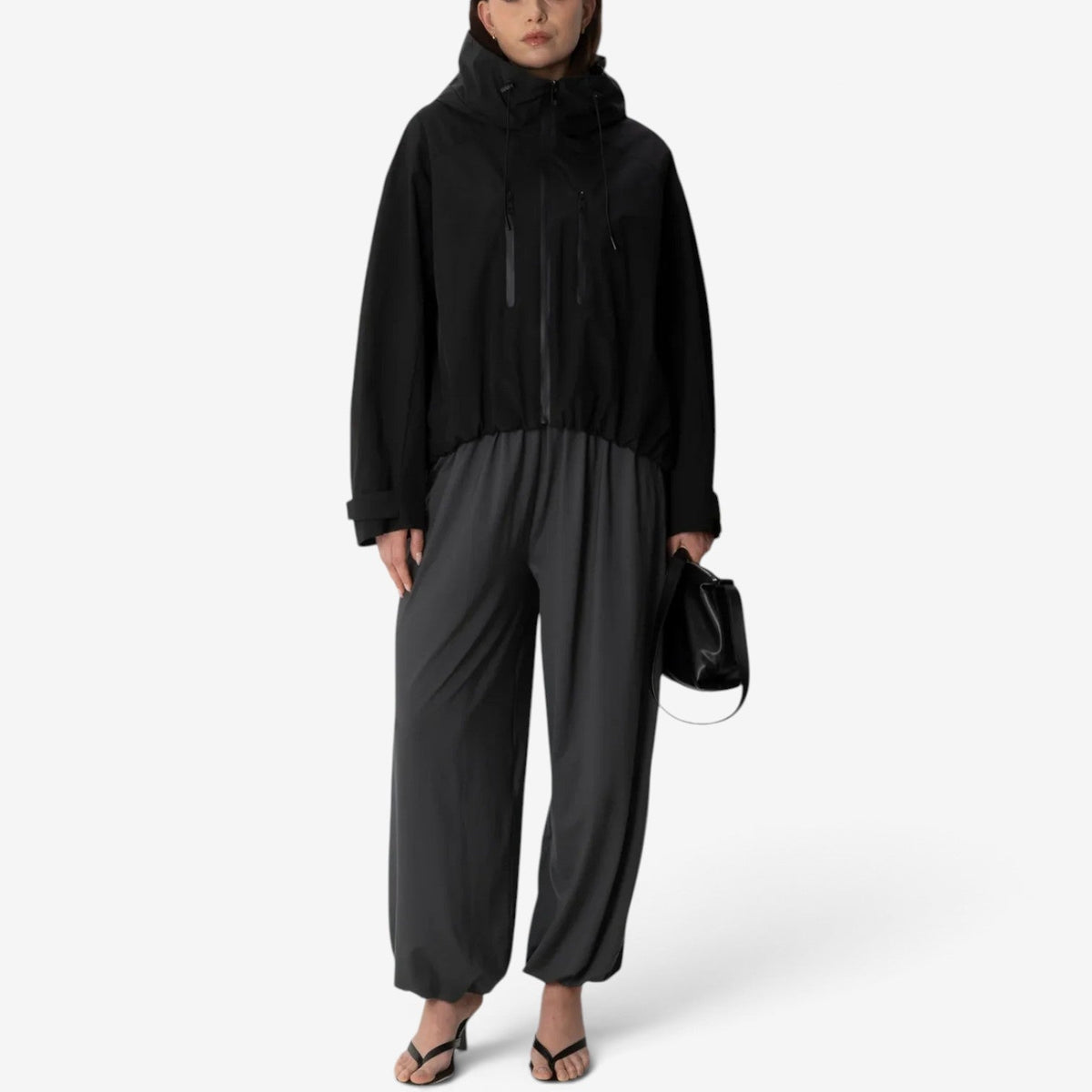 Amara™ Oversized větrovka s kapucí