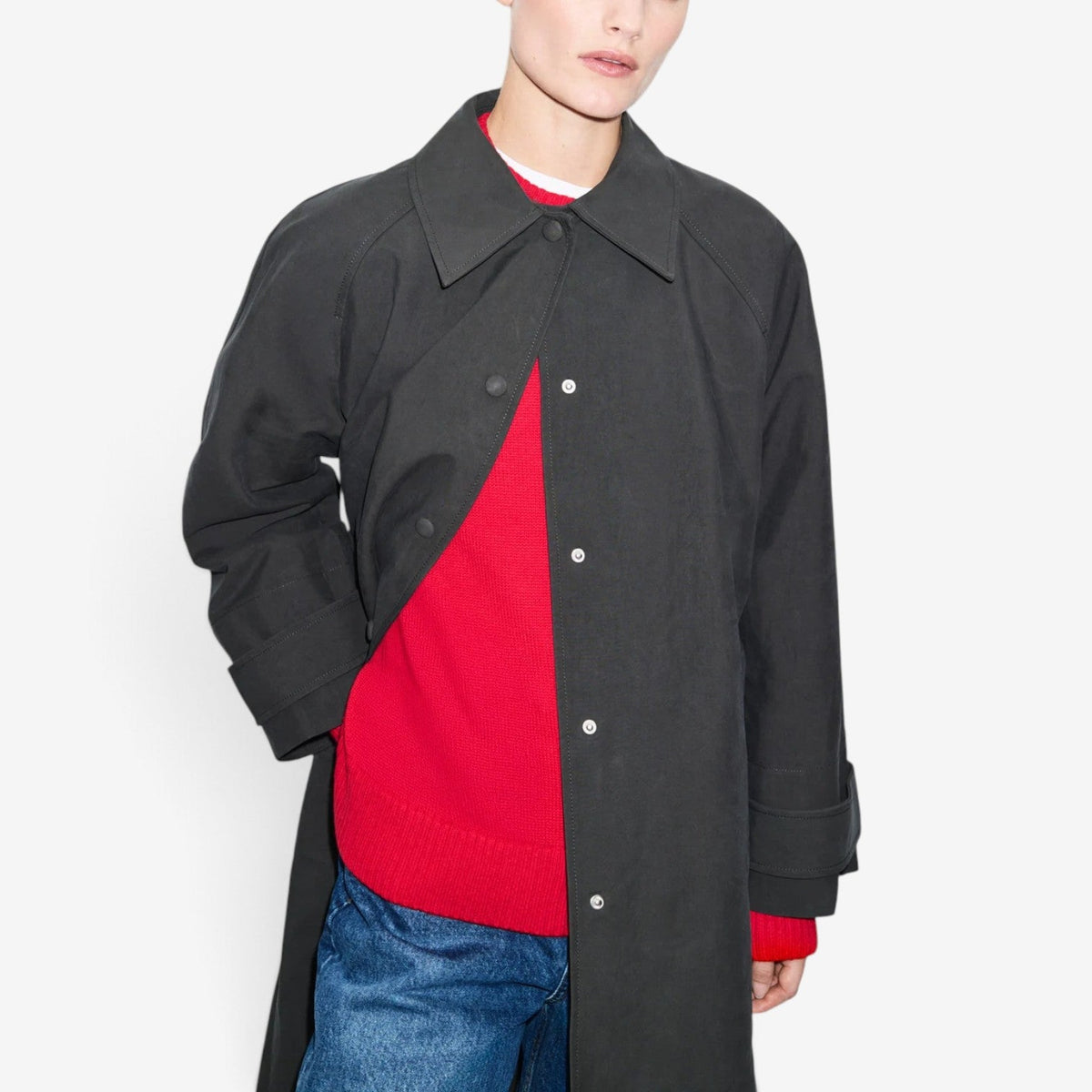 Henriette™ Oversized přepásaný kabát
