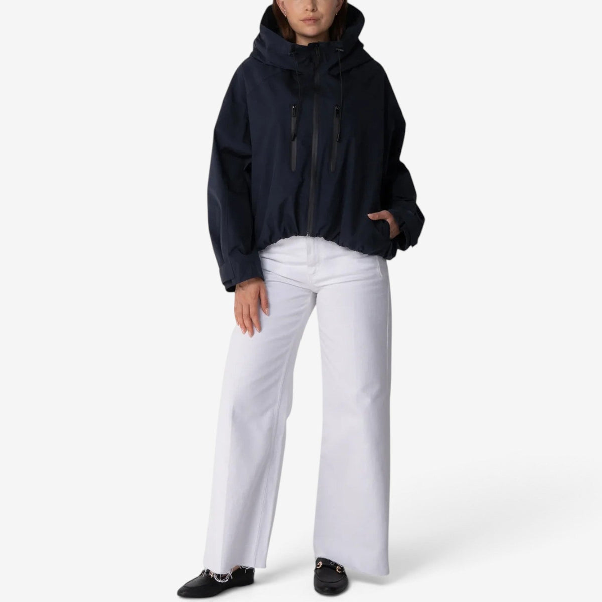 Amara™ Oversized větrovka s kapucí