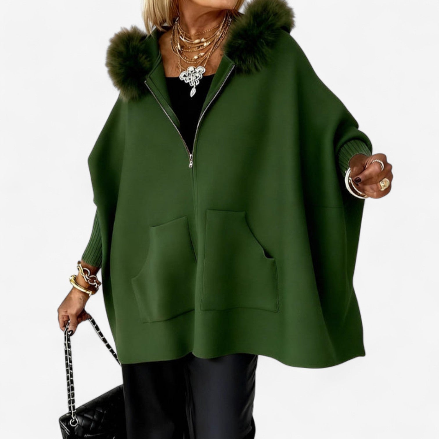 Sophie™ Kabát z umělé kožešiny