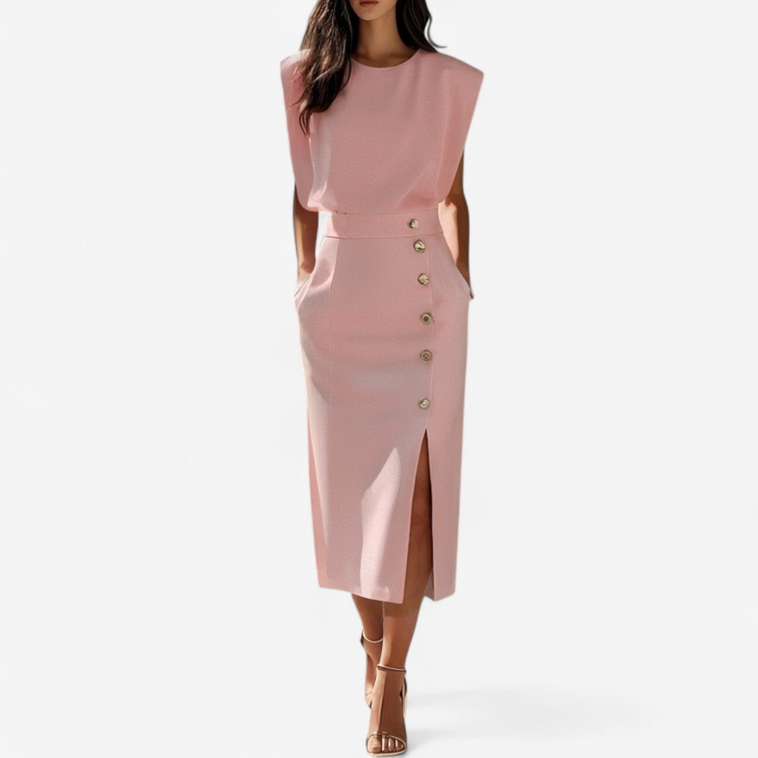 Stéphanie™ Elegantní strukturovaný overal