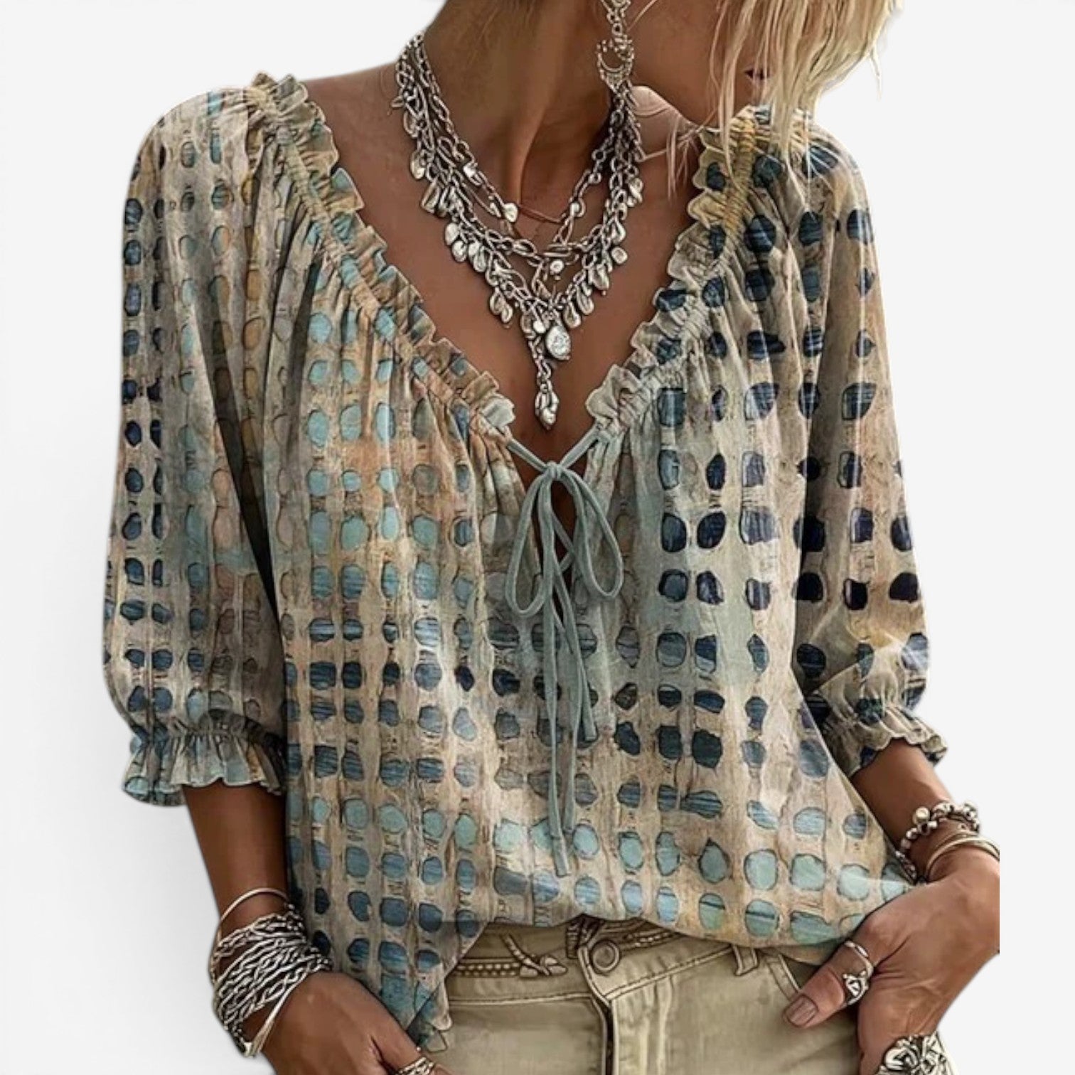 Ellena™ Boho elegantní halenka