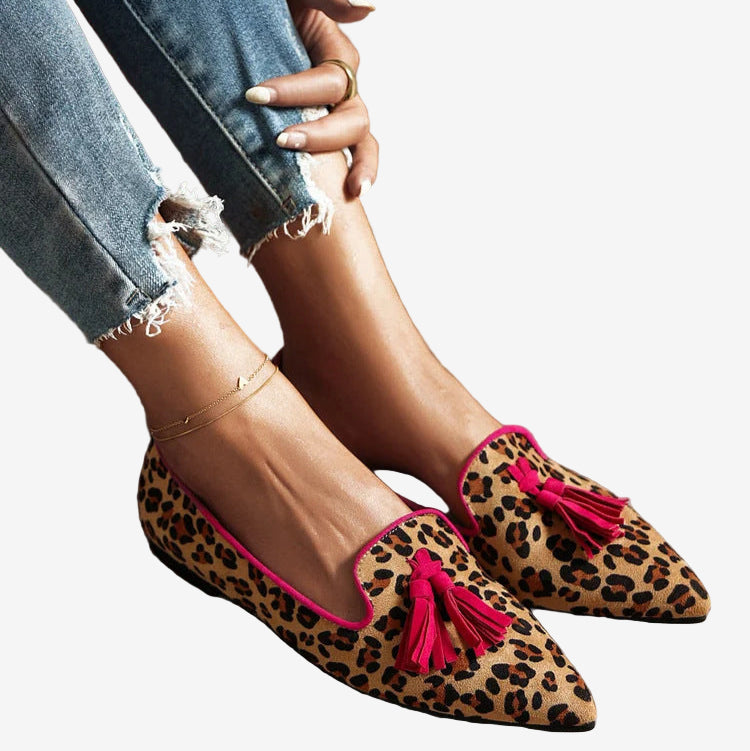 Lana™ Leopardí vzor se střapci