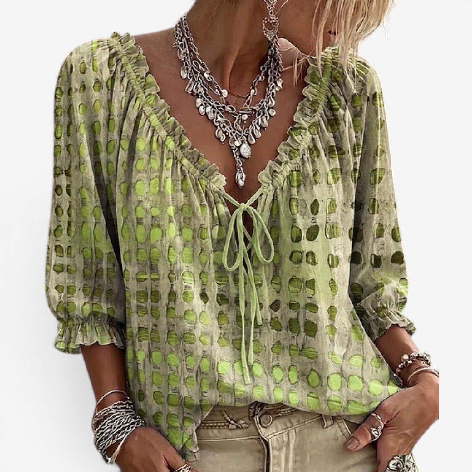Ellena™ Boho elegantní halenka