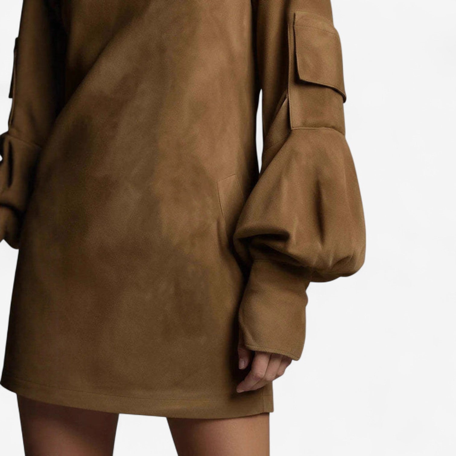 Tania™ Mini šaty s vysokým výstřihem