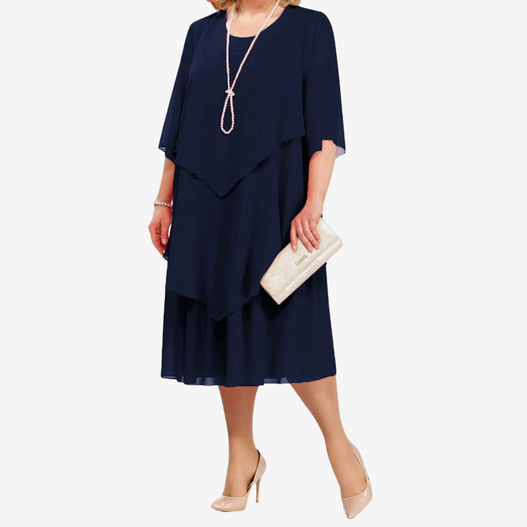 Joséphine™ Šaty s kulatým výstřihem