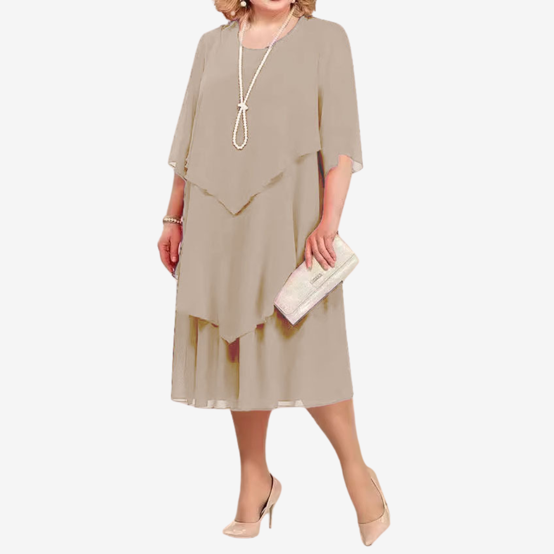 Joséphine™ Šaty s kulatým výstřihem