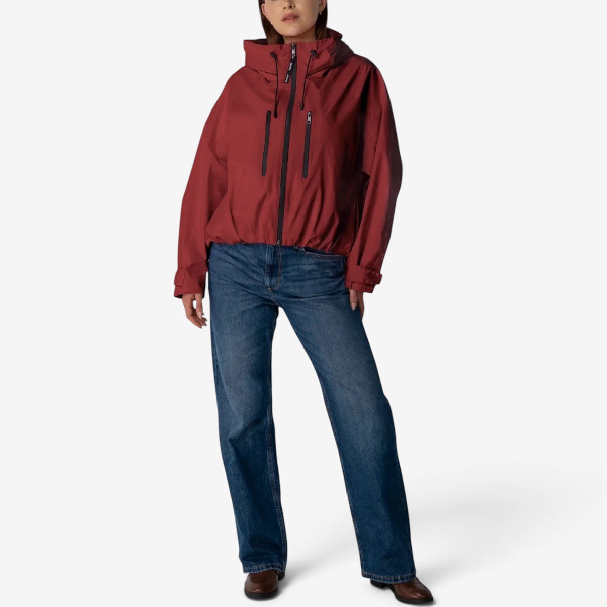Amara™ Oversized větrovka s kapucí
