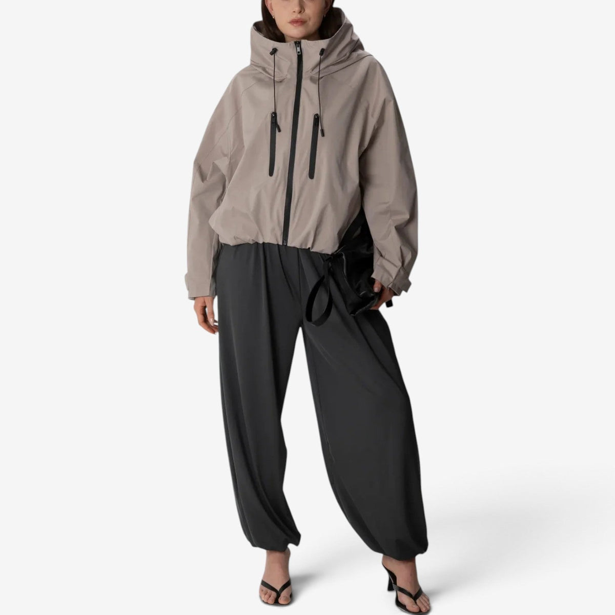 Amara™ Oversized větrovka s kapucí