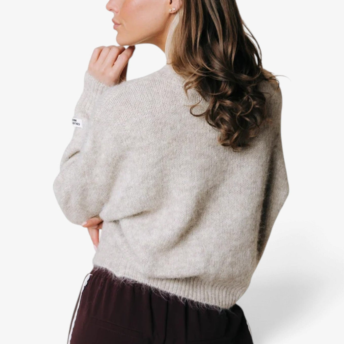 Mireille™ Zkrácený kardigan s knoflíkovou légou