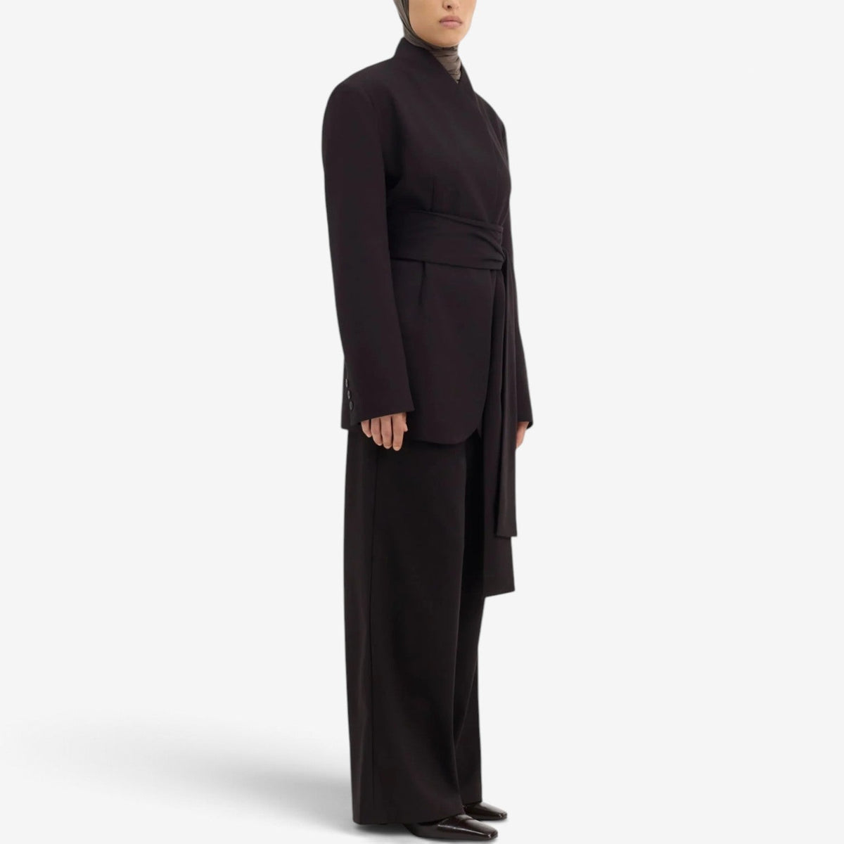 Marcella™ Elegantní sako s vázáním v pase
