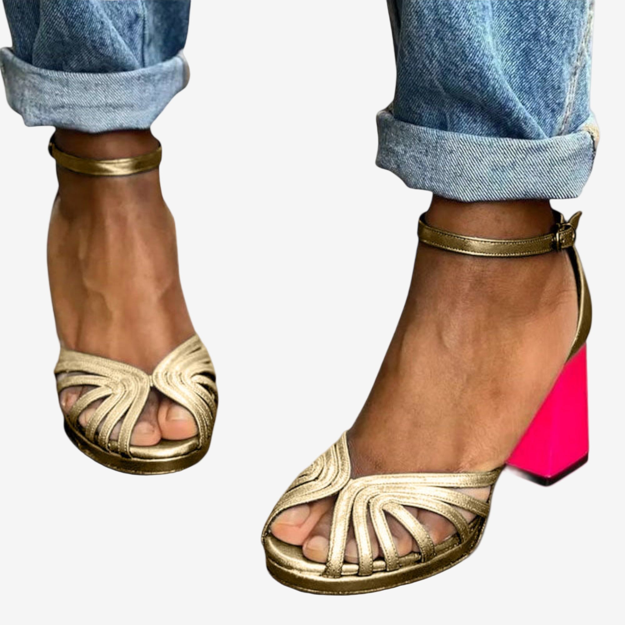 Milvana™ Barevně blokované podpatky